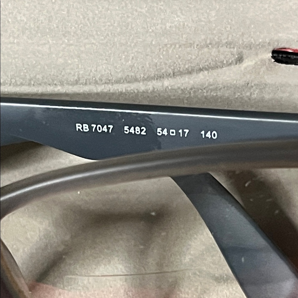 Ray-Ban Gray Rectangle Eyeglass Frames - image 3